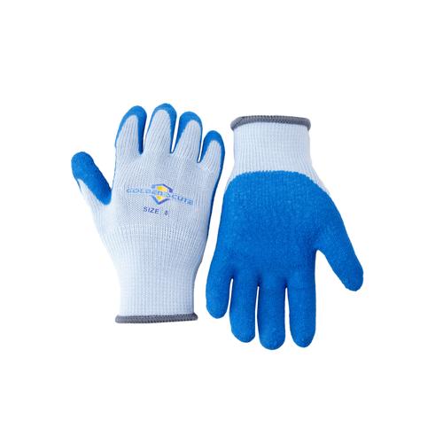 2.10针蓝色乳胶手套